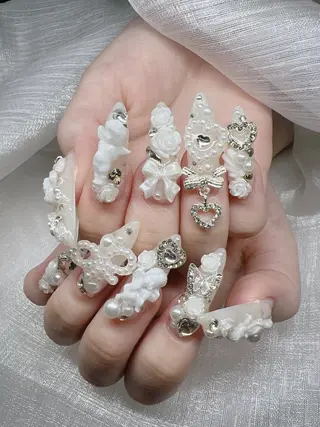 ネイル Lee Nails チップ長さだし専門店のネイルデザイン