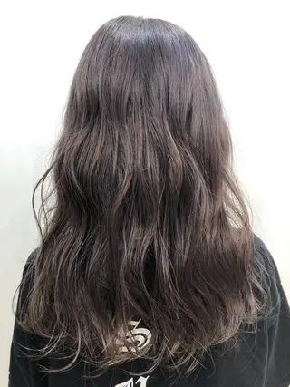 ロング カラー 松田 真央のヘアスタイル