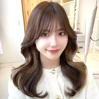 セミロング 艶カラー/ NAOKIのヘアスタイル