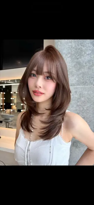 ミディアム 美髪縮毛矯正 🫧かずやのヘアスタイル