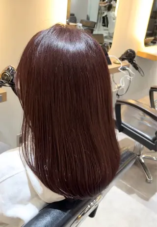 ロング カラー 顔周りカット/ 透明感カラー/ユイのヘアスタイル