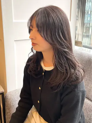セミロング カラー モデルさん募集中IT byALBUM八王子のヘアスタイル
