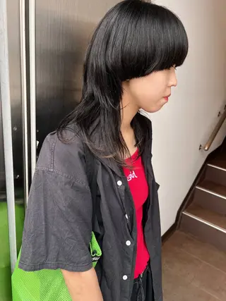 セミロング パーマ美容師 matsuのヘアスタイル