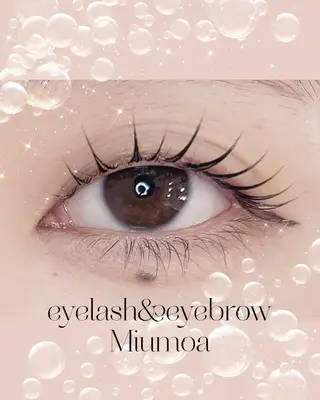 マツエク・マツパ 🌻マツエク/眉毛 yukimi⛄️🖤のマツエク・マツパデザイン
