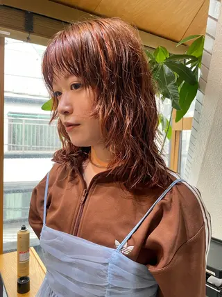 ミディアム 🍁ボブパーマ.レイ ヤーボブ🍁陸来のヘアスタイル