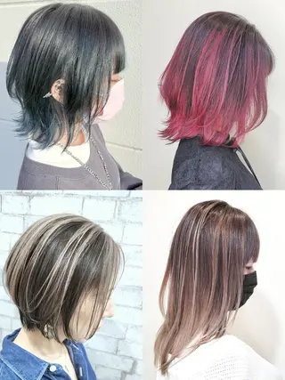 カラー 萩原 雅道のヘアスタイル