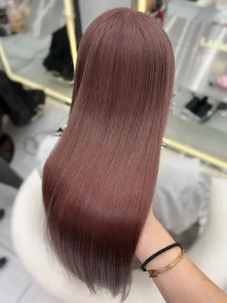 ロング カラー 新宿/韓国ヘア 中明度カラー/かやのヘアスタイル