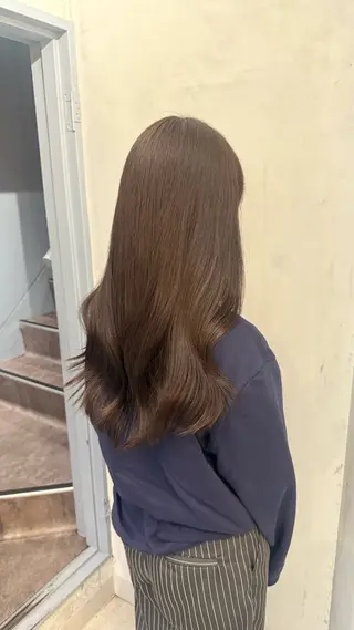 カラー koharu🥣🤎 カット/縮毛矯正のヘアスタイル