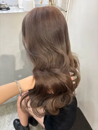 ロング カラー 🧸艶々韓国ヘア 🧁mizunaのヘアスタイル