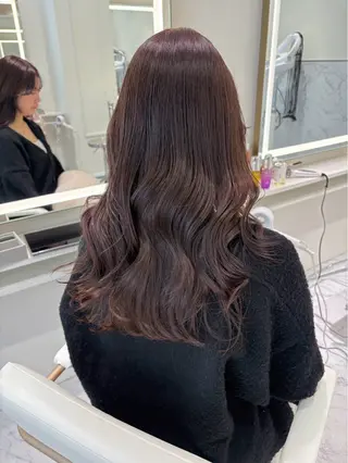ロング カラー ParveMix 岡本えりかのヘアスタイル