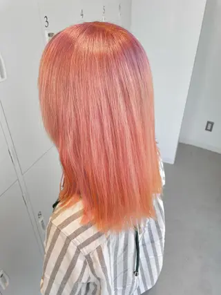 ミディアム 🎗副店長/井上 竜 ブリーチ指名No.1のヘアスタイル