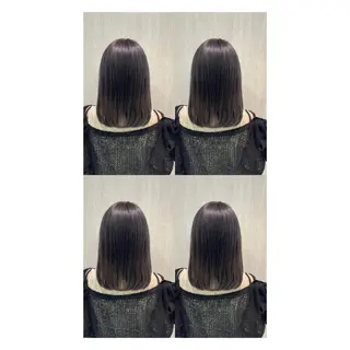 ミディアム カラー 店長✨レイヤー✖️ 髪質改善✖️韓国ヘアのヘアスタイル