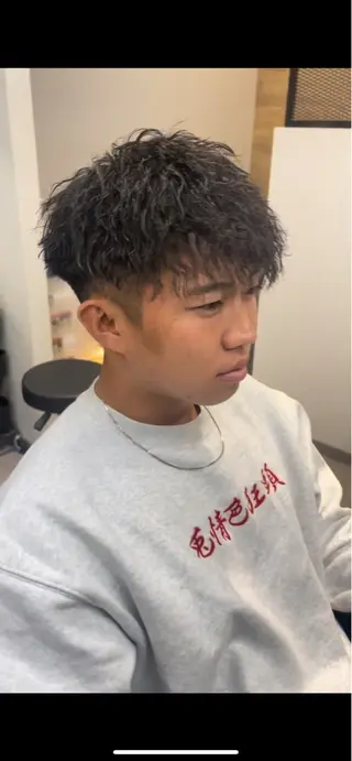 パーマ メンズ 【Men's Lapis横浜】翔太のヘアスタイル