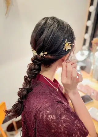 ロング 札幌円山ヘアメイク/ バーガスのヘアスタイル