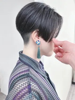 ショート ボブ/ゆるふわ ボブパーマ/とういのヘアスタイル
