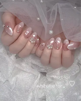 ネイル miya ♡ˎˊ˗ 韓国/キラキラのネイルデザイン