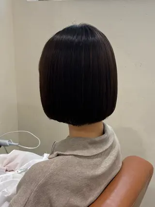ミディアム 艶感暖色カラー /ボブ/瀬戸山舞のヘアスタイル