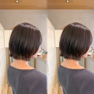 ショート カラー 巻ける縮毛矯正✨ ボブ/ショートともきのヘアスタイル