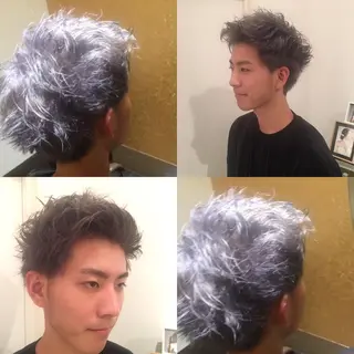 ショート カラー メンズ hair salon　k2のヘアスタイル