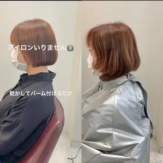 ショート 乾かすだけでまとまる 髪質改善✨のヘアスタイル