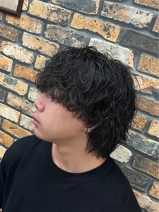 ミディアム パーマ 🌈予約の98%パ ーマ⭕️🌈福本のヘアスタイル