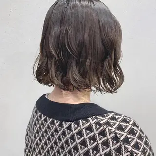 ショート パーマ ボブパーマコテ巻き風 パーマNo1深江秀平のヘアスタイル