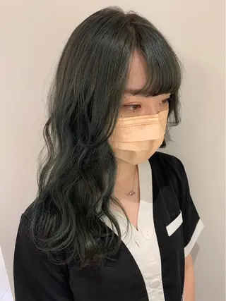 ロング カラー 🍓韓国ヘア レイヤ ーカット🍓笠原 葵のヘアスタイル