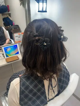 ミディアム 🎀艶カラー 縮毛矯正/ハルナ🎀のヘアスタイル