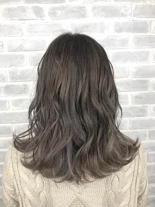 ミディアム カラー 【透明感、艶髪】西村 有司のヘアスタイル