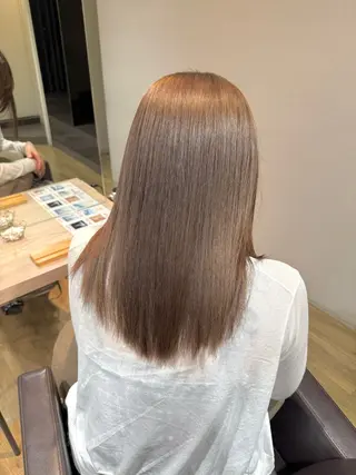 ロング 川畑 心子のヘアスタイル