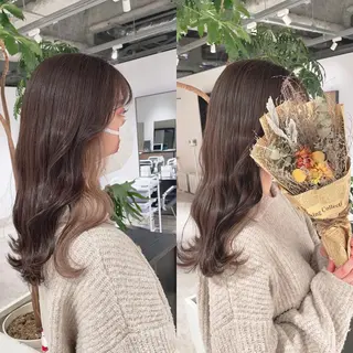 セミロング カラー 渋谷:インナーカラー /🍒エリカ🍒のヘアスタイル