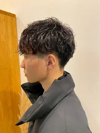 ショート 【本陣】カット モデル/朝岡 慧のヘアスタイル
