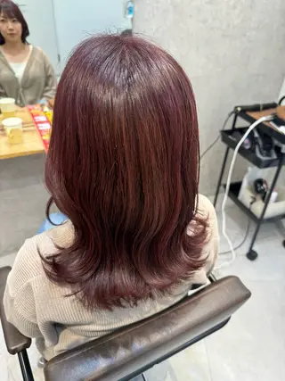 セミロング カラー 似合う髪型見つけます AYAKAのヘアスタイル