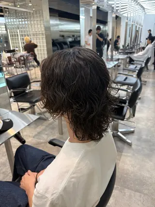 パーマ メンズ 海外風パーマ カラー特化園田　楓莉のヘアスタイル