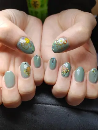 ネイル 沖縄市美原NAiL  SalonGLANZのネイルデザイン