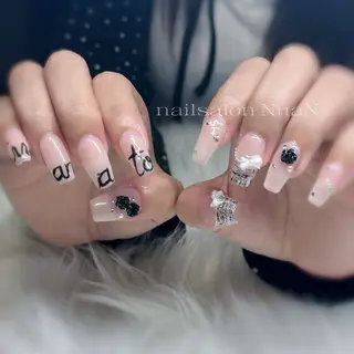 ネイル NuaN ミニモ停止中のネイルデザイン