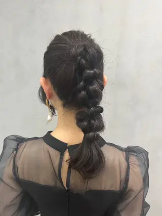 ヘアアレンジ 河野 優希のヘアスタイル