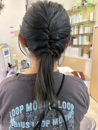 ヘアアレンジ おん眉美容師eMu✄ yuka‪🤍のヘアスタイル