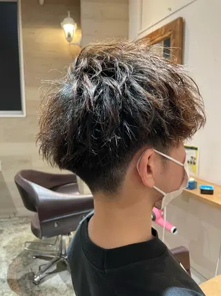 メンズ 優真/難波で 1番パーマが上手いのヘアスタイル