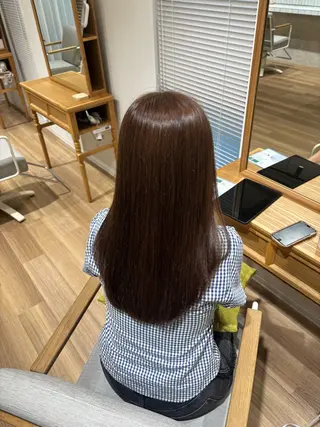 ロング カラー RINNO🌷透明感 カラー/髪質改善のヘアスタイル