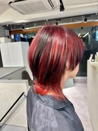 ショート カラー ハイトーンカラー Shosei/心斎橋のヘアスタイル