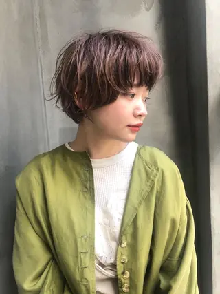 ショート 七尾 彰観のヘアスタイル