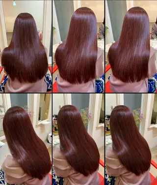 カラー 岡本 幸法のヘアスタイル