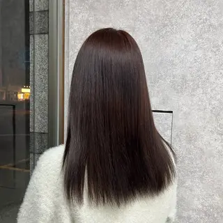 セミロング カラー SHUN/名駅/ ツヤ髪/透明感🖤のヘアスタイル