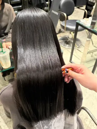ロング カラー/縮毛矯正🌟 奈寧のヘアスタイル