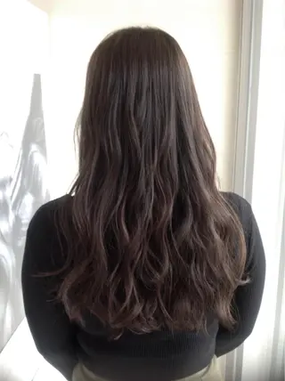 ロング カラー 髪質改善縮毛矯正 美容師✂️山崎竜二のヘアスタイル