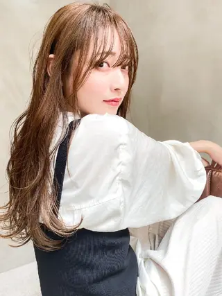 ロング カラー パーマ ヘアアレンジ ネイル キッズ マツエク・マツパ メンズ 🌸グレージュ/ ベージュ🌸yutaのヘアスタイル
