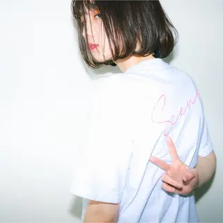 ショート 水口 英里のヘアスタイル