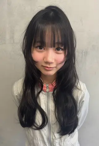 カラー イブ/ 髪質改善 カラー/縮毛矯正のヘアスタイル