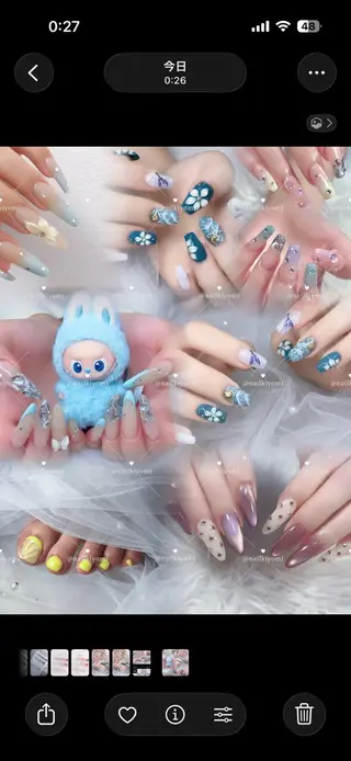 ネイル 🦋Kiyomi. 🦋のネイルデザイン